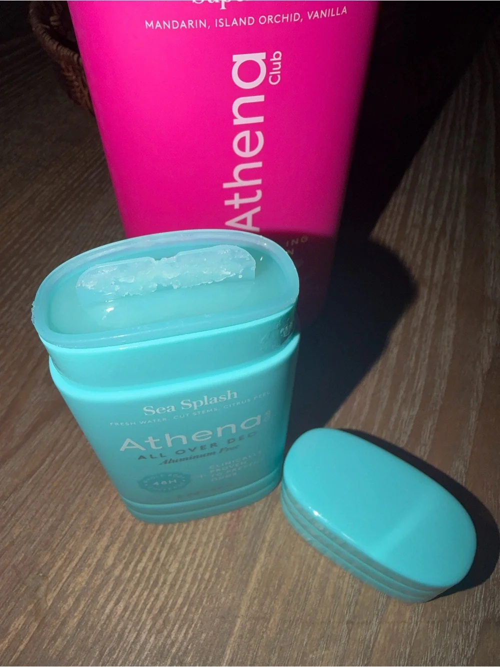 Athena Super Pink Lotion & Sea Splash Deodorant Duo